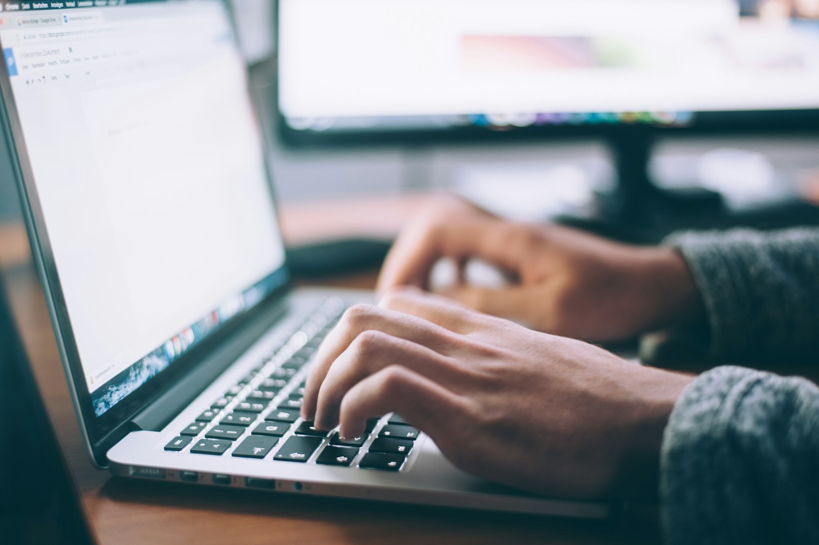 Modification du contenu d'un site sur ordinateur portable
