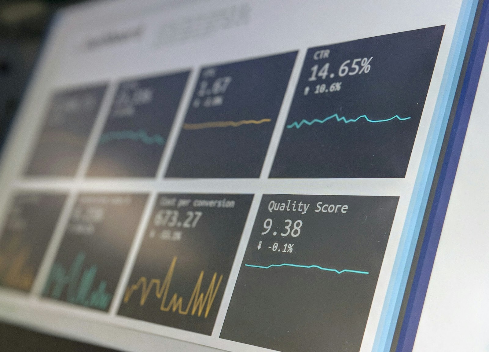 Suivi de la croissance des ventes sur un tableau de bord